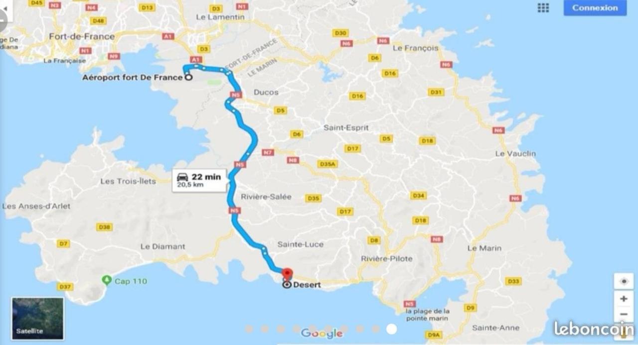 T2 Les Pieds Dans L'Eau Face A La Mer Des Caraibes Sainte Luce - Trois Rivieres Kültér fotó